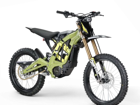 Sur Ron Light Bee X Vert Offroad Profil Droite Un Quart 480x360